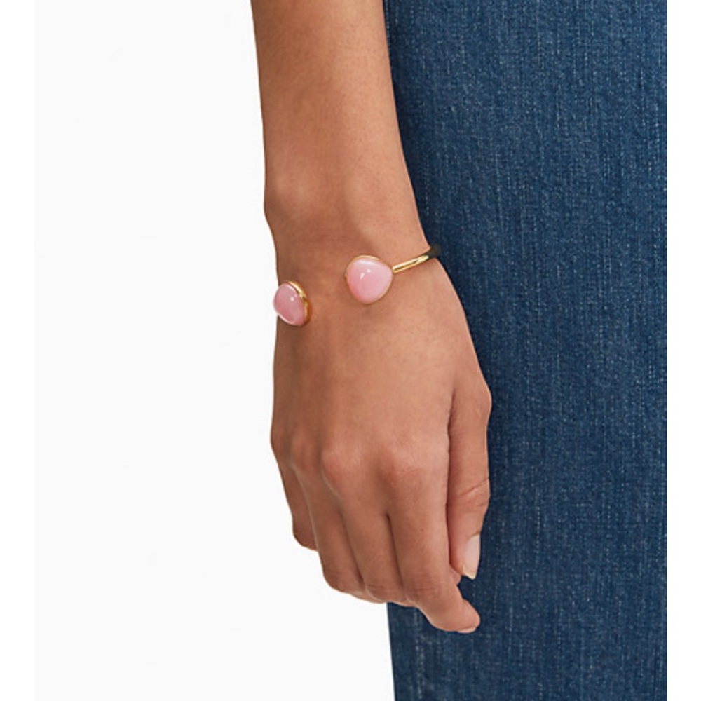 NWT Kate Spade pearl drops hinged cuff